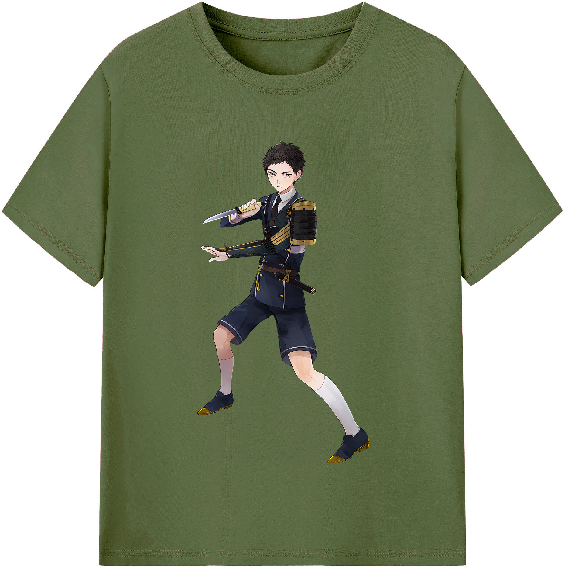 （画像用） 刀剣乱舞 Touken Ranbu 綿100％半袖Tシャツ（フロントプリント）
